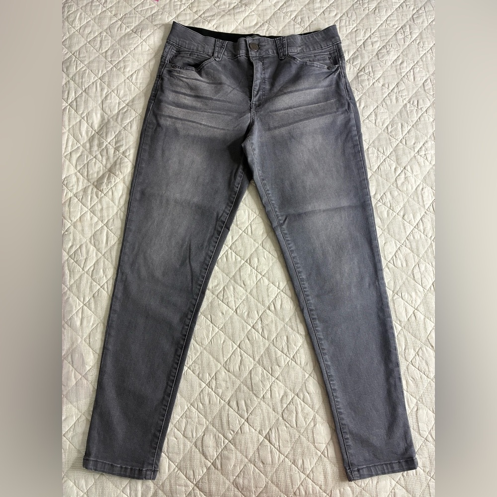 Wit & Wisdom Women's Charcoal Skinny Jeans